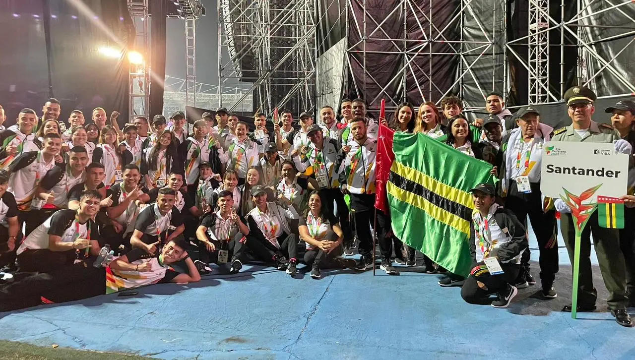 Delegación santandereana brilló en la inauguración de los  Juegos Nacionales Eje Cafetero 2023