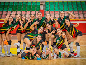 Santander ganó tercer puesto en el voleibol colombiano