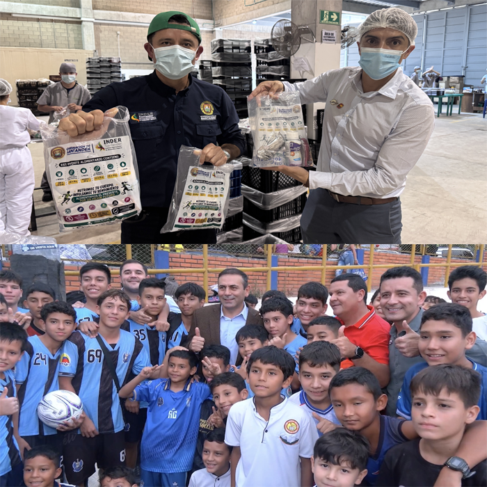 REFRIGERIOS DE LA TASA PRODEPORTE BENEFICIAN A NIÑOS Y JÓVENES DE LAS ESCUELAS DEPORTIVAS DE SANTANDER